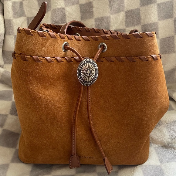 Tecovas Suede Bolo Bucket Bag - new - Picture 3 of 9